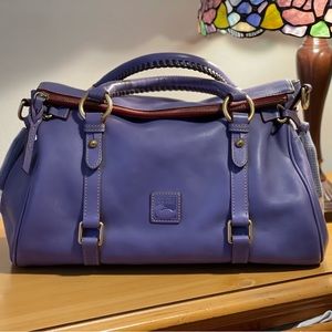 Large Florentine Lavender Satchel